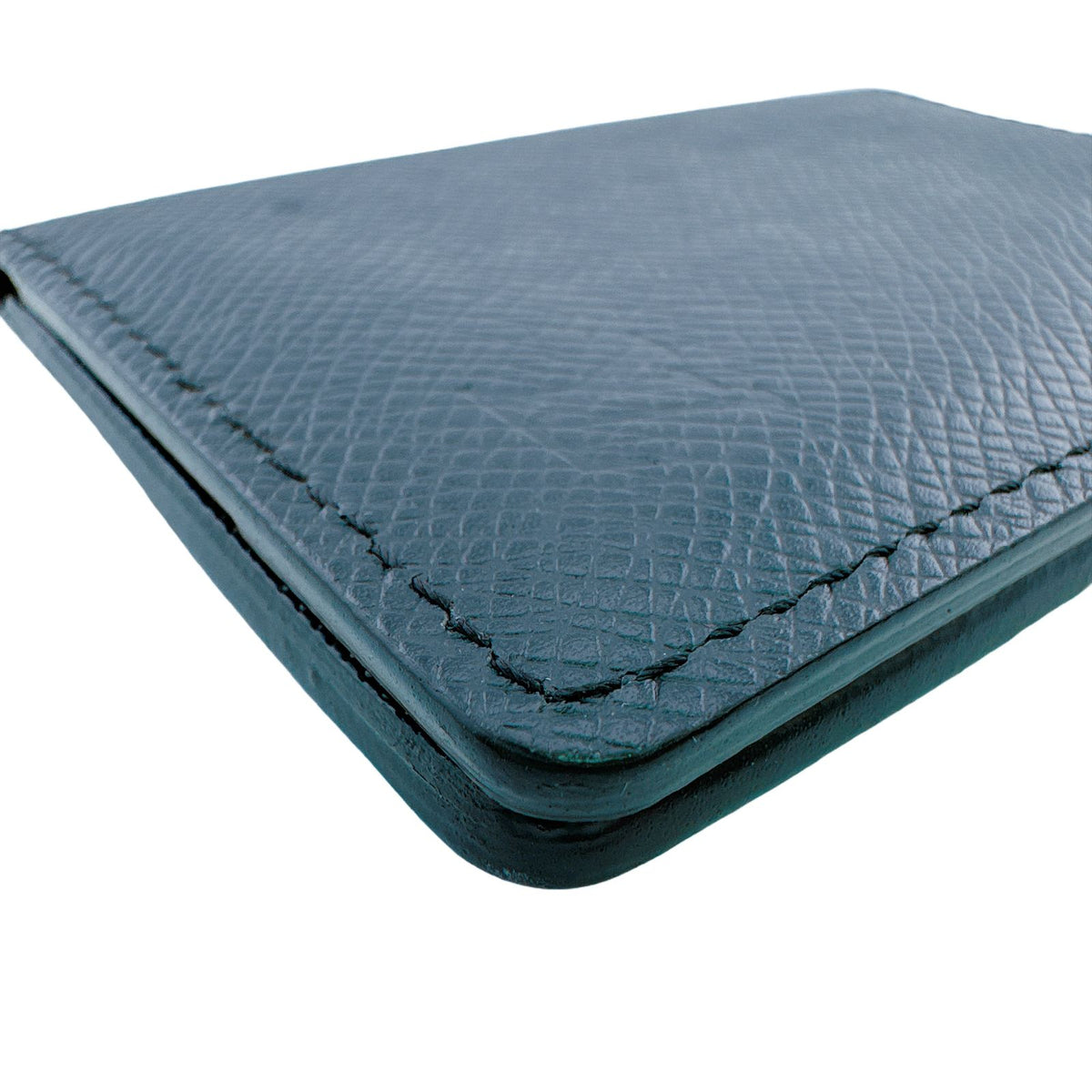 Louis Vuitton Taiga Pocket Organizer Card Case Compact Wallet Black — view 4
