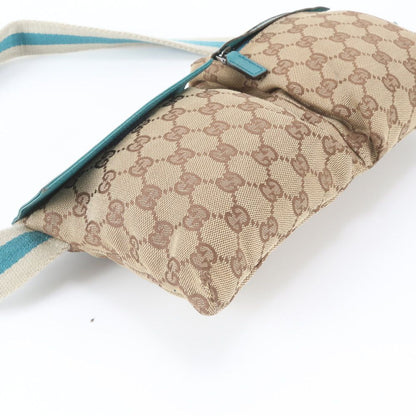Gucci GG Canvas Leather 2-Way Belt Bag Waist Pouch — view 6