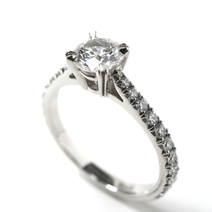 Harry Winston Diamond Engagement Ring Brilliant Love Solitaire — view 2