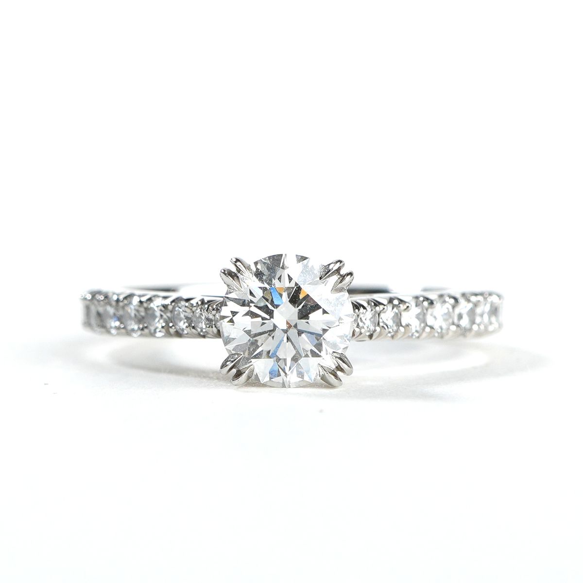 Harry Winston Diamond Engagement Ring Brilliant Love Solitaire