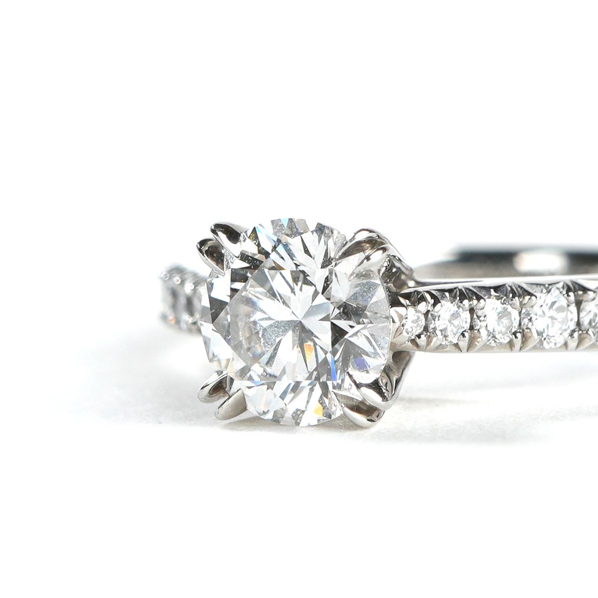 Harry Winston Diamond Engagement Ring Brilliant Love Solitaire — view 3