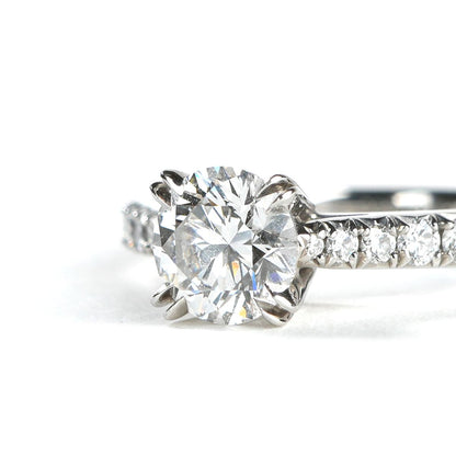 Harry Winston Diamond Engagement Ring Brilliant Love Solitaire — view 3