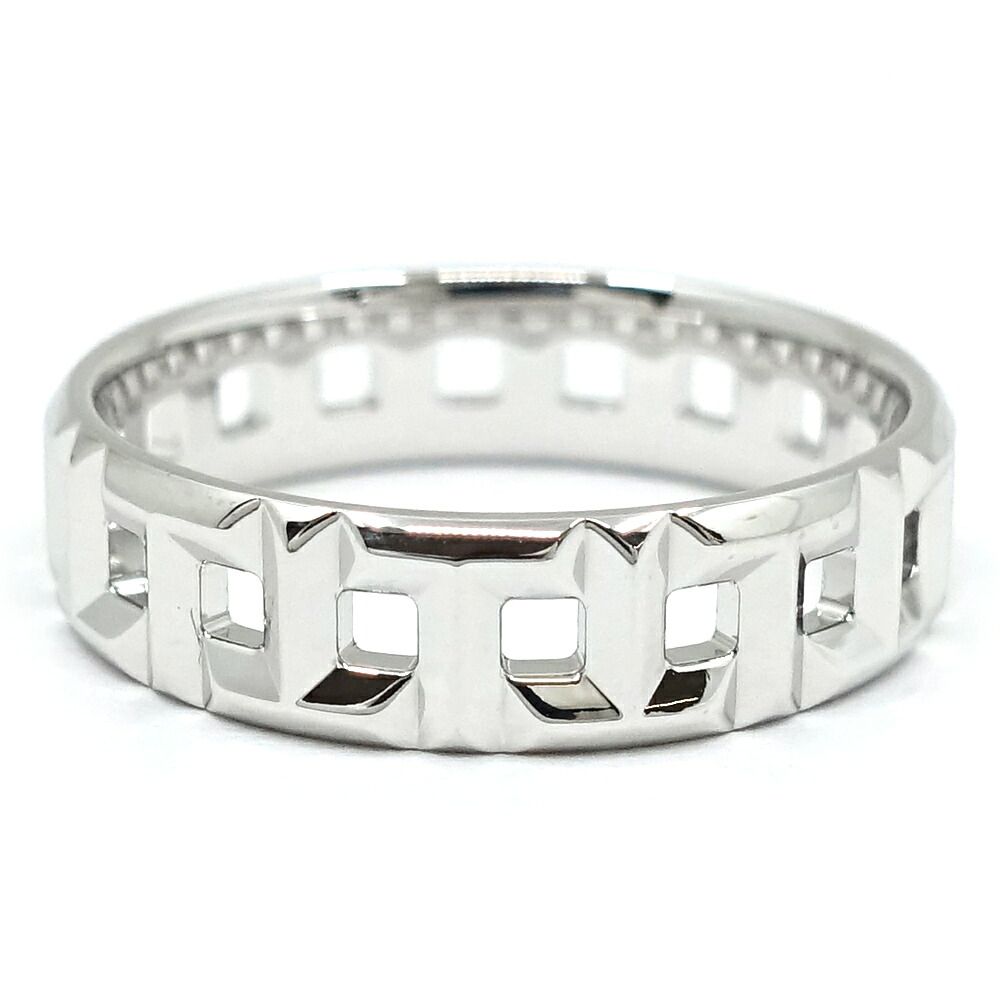 Tiffany & Co 18k White Gold T True Wide Ring — view 7