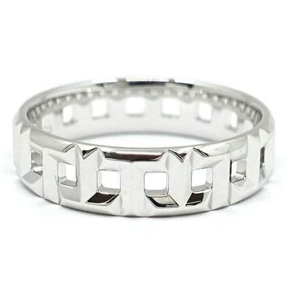 Tiffany & Co 18k White Gold T True Wide Ring — view 7