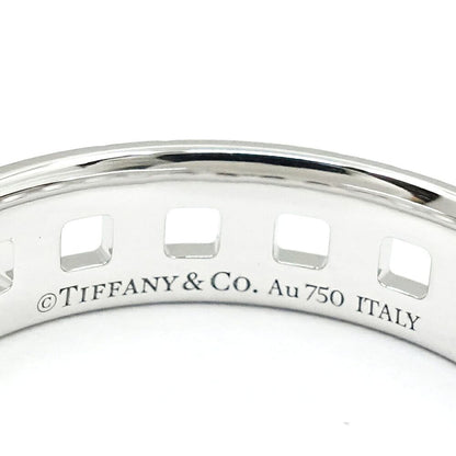 Tiffany & Co 18k White Gold T True Wide Ring — view 8