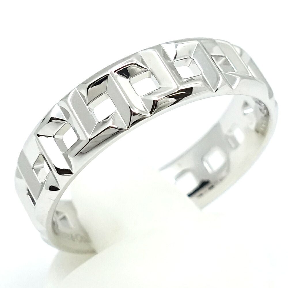 Tiffany & Co 18k White Gold T True Wide Ring — view 5