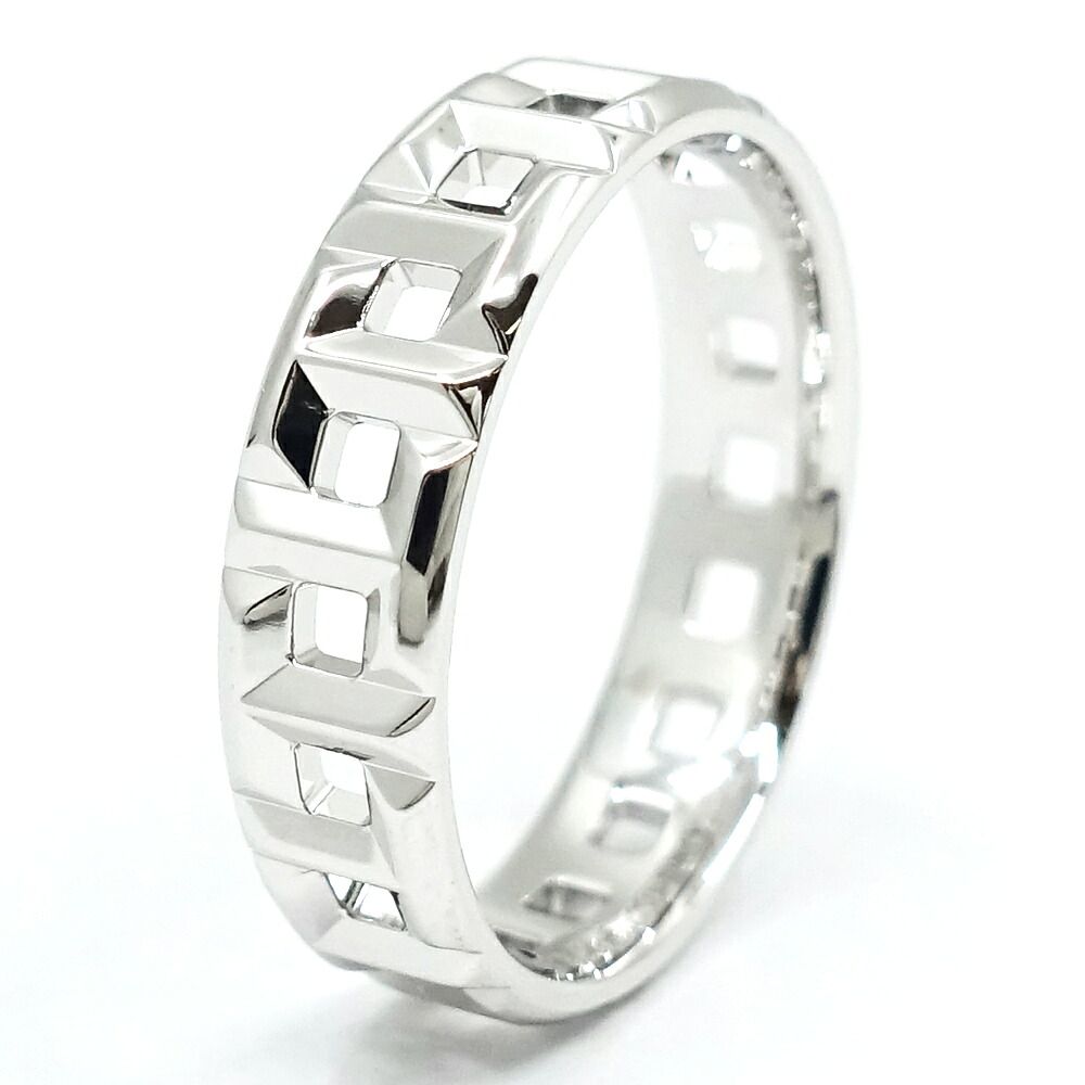 Tiffany & Co 18k White Gold T True Wide Ring — view 2
