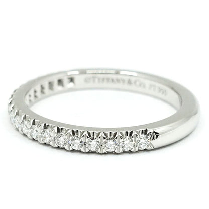 Tiffany & Co Soleste Half Eternity Diamond Ring Platinum — view 5