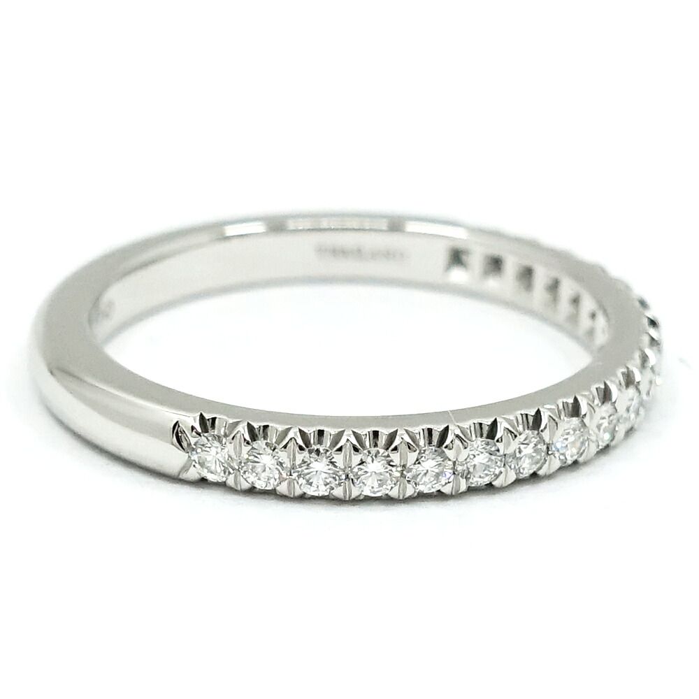 Tiffany & Co Soleste Half Eternity Diamond Ring Platinum — view 4