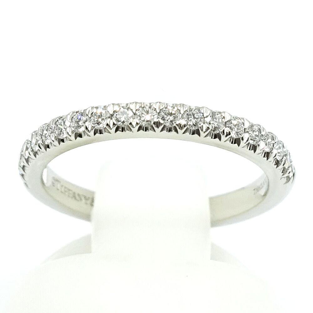 Tiffany & Co Soleste Half Eternity Diamond Ring Platinum — view 2