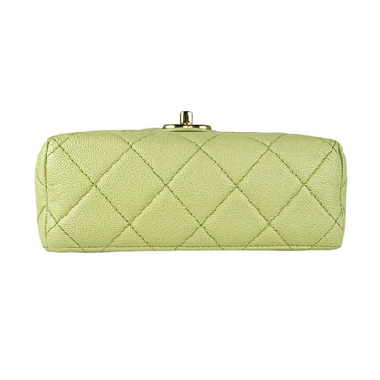 Chanel Shoulder Bag Yellow — view 4