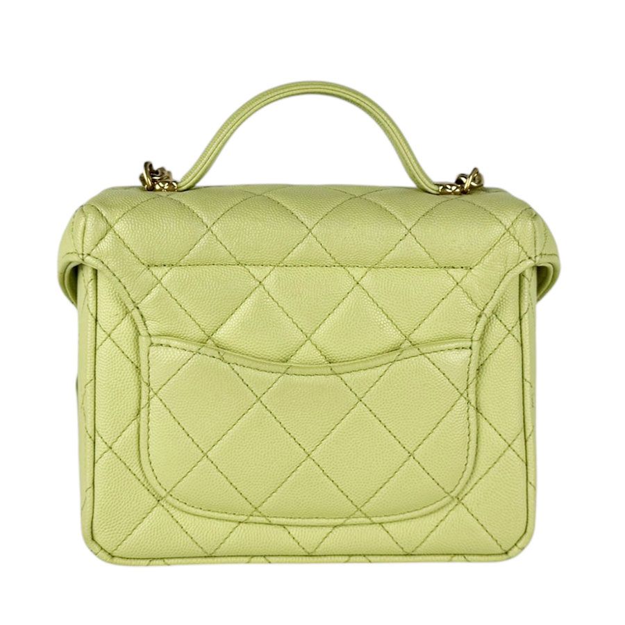 Chanel Shoulder Bag Yellow — view 3