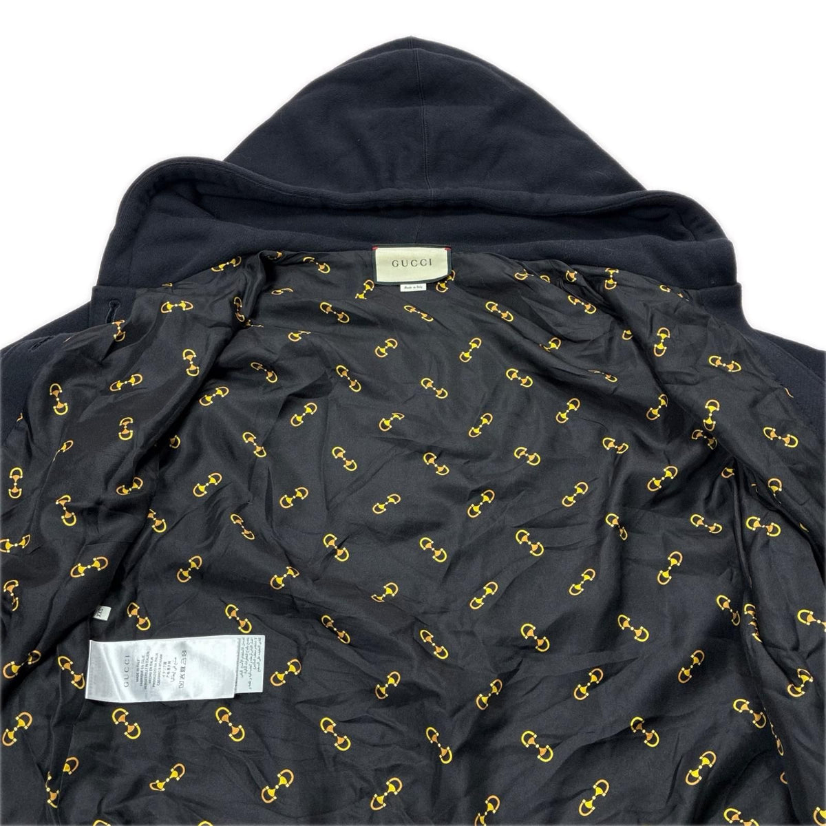 Gucci Hoodie Sequin Logo B XXS Black — view 3