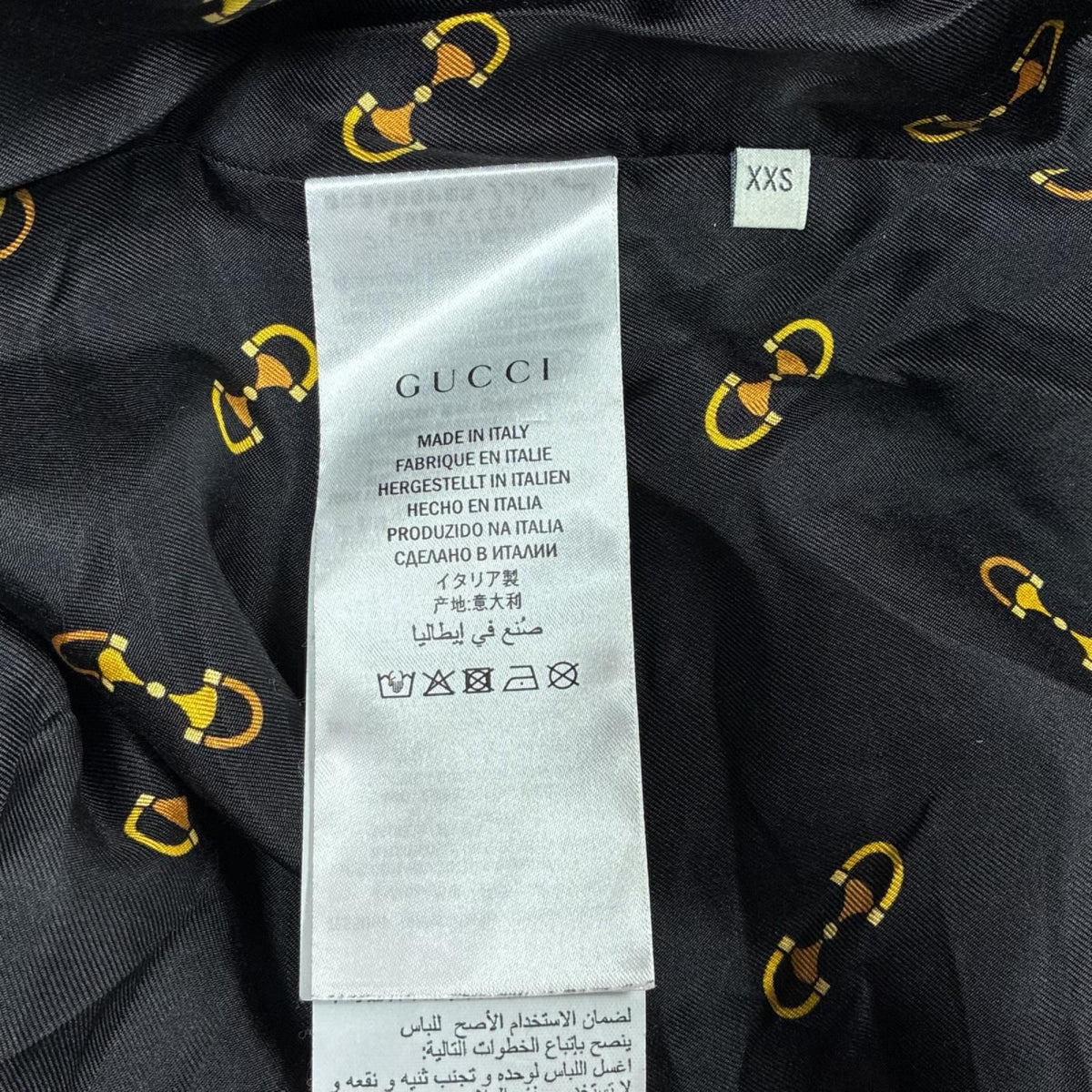 Gucci Hoodie Sequin Logo B XXS Black — view 8