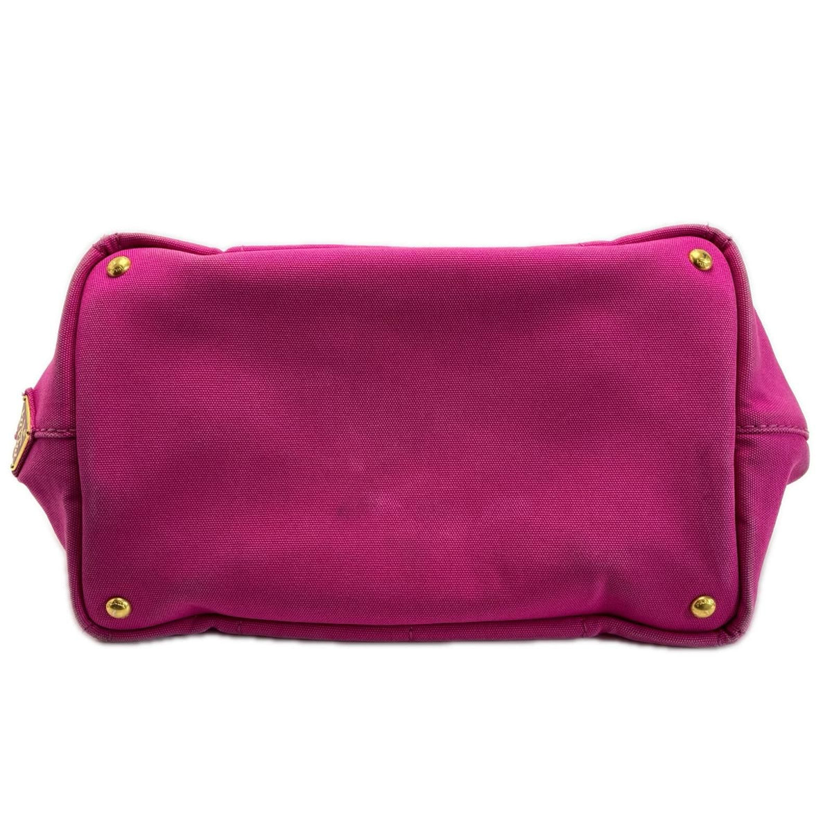 Prada Canapa Shocking Pink Shoulder Bag Tote Canvas — view 5