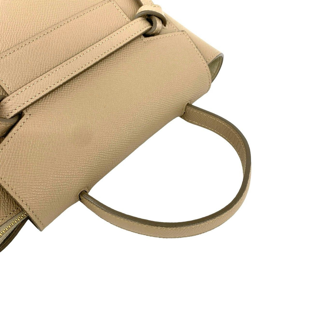 Celine Belt Bag Nano Leather 2-Way Mini Tote Beige — view 4