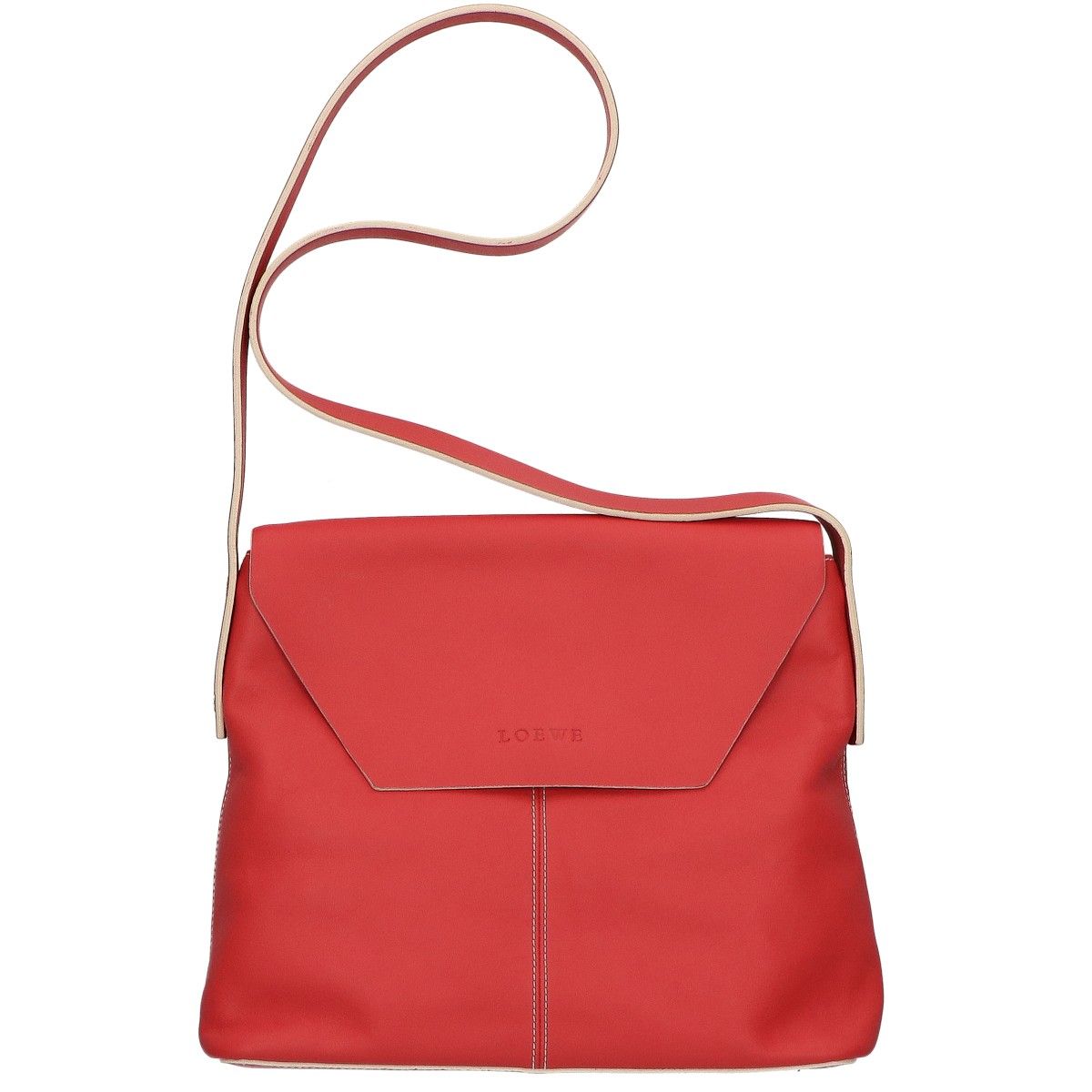 Loewe Leather Logo Flap Bag
