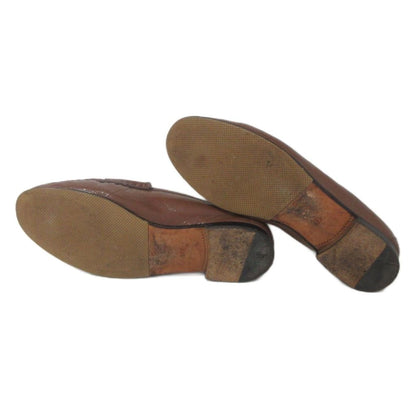 Gucci Loafers Leather Shoes Horsebit Glossy Brown — view 7