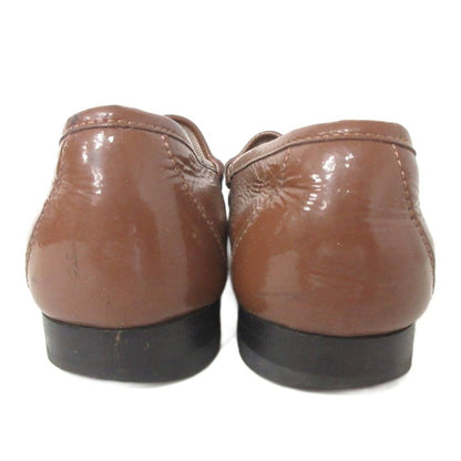 Gucci Loafers Leather Shoes Horsebit Glossy Brown — view 4