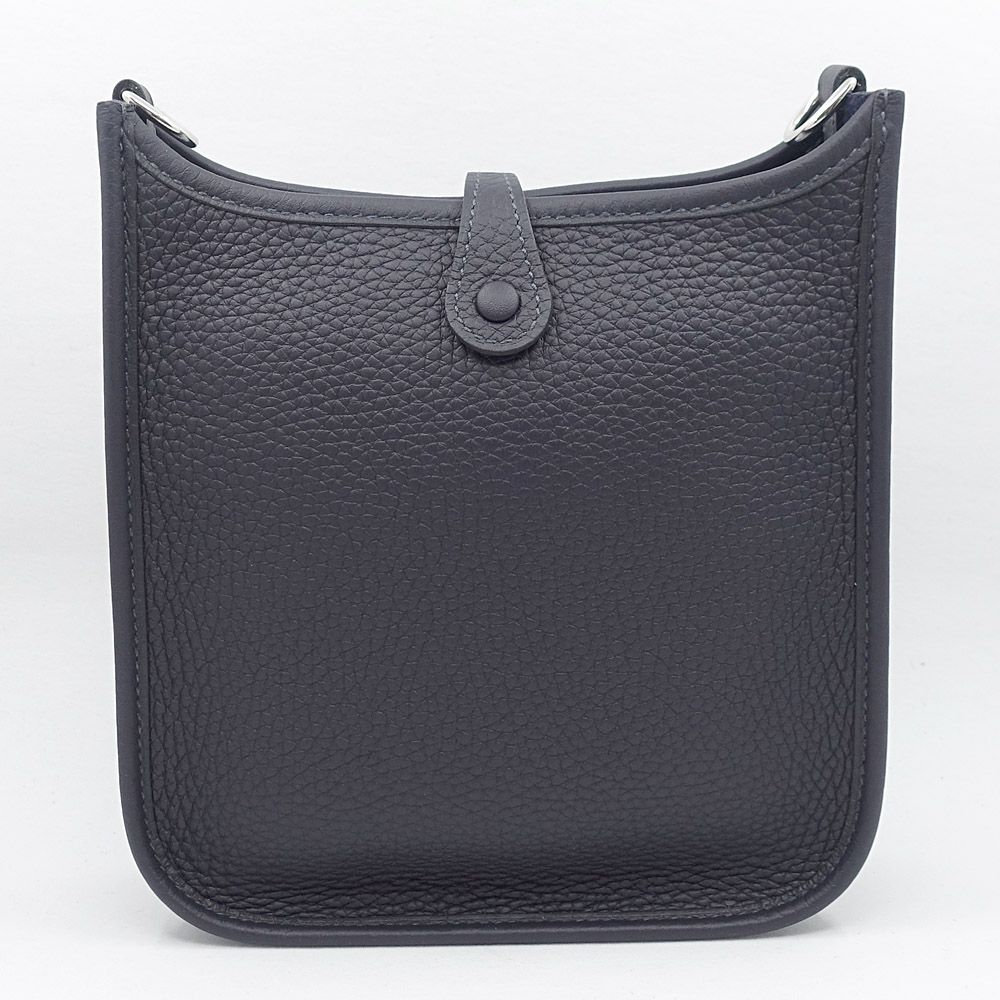 Hermes Bag Evelyne TPM Amazon Canvas Silver Taurillon Clemence Bag — view 3