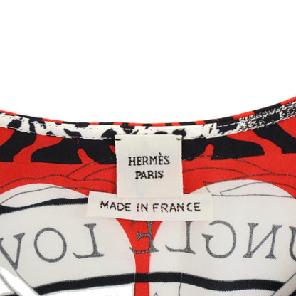 Hermes Jungle Love Silk Dress Mix 38 — view 3