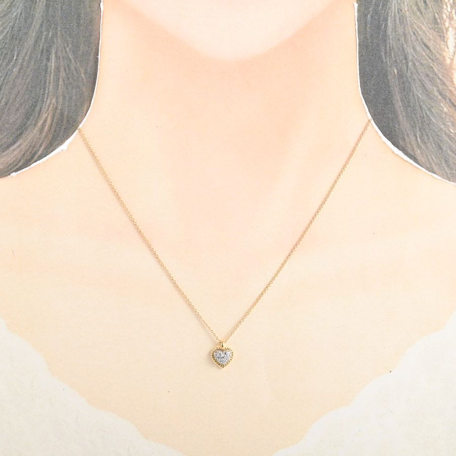 Tiffany & Co Necklace Heart Pave — view 6