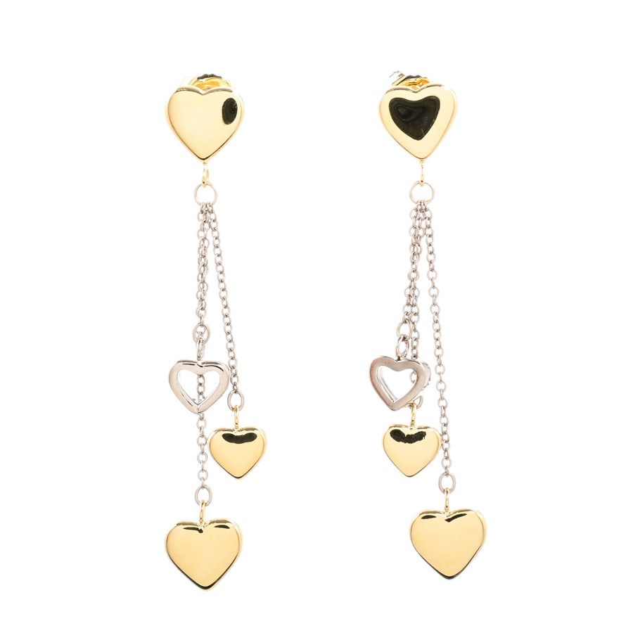 Tiffany & Co Earrings Multi Heart Drop