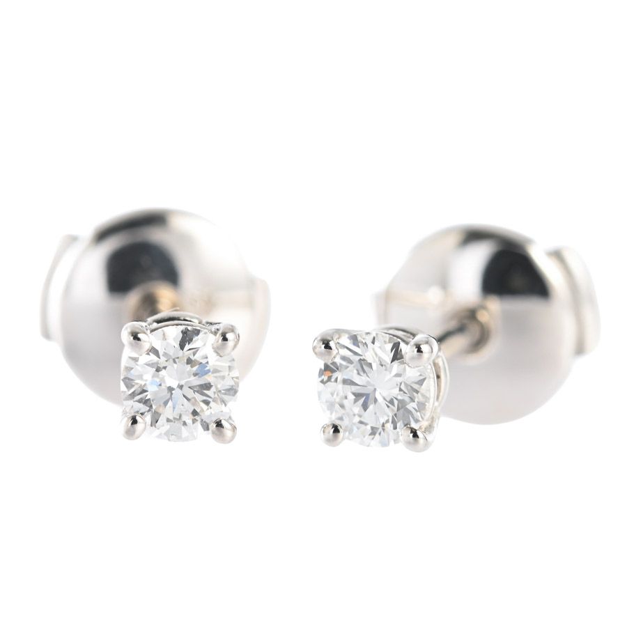 Tiffany & Co Earrings Stud Solitaire
