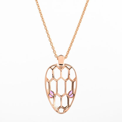 Bvlgari Necklace Serpenti Pink — view 4