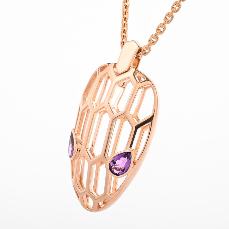 Bvlgari Necklace Serpenti Pink — view 2