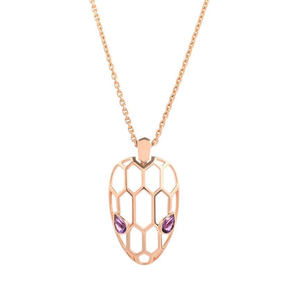 Bvlgari Necklace Serpenti Pink