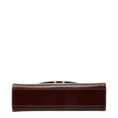 Cartier Must Line Handbag Wine Red Leather — view 3
