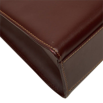 Cartier Must Line Handbag Wine Red Leather — view 7