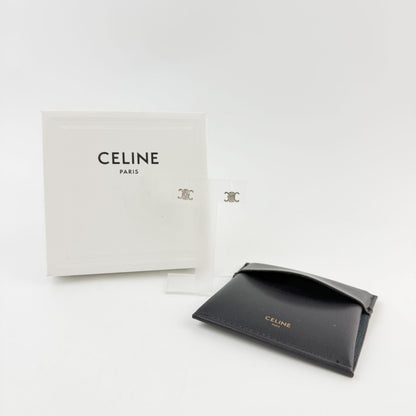 Celine Triomphe Studs Earrings Plated Silver Vintage — view 4