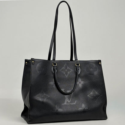 Louis Vuitton On The Go GM Tote Bag 2-Way Monogram Empreinte Noir — view 3