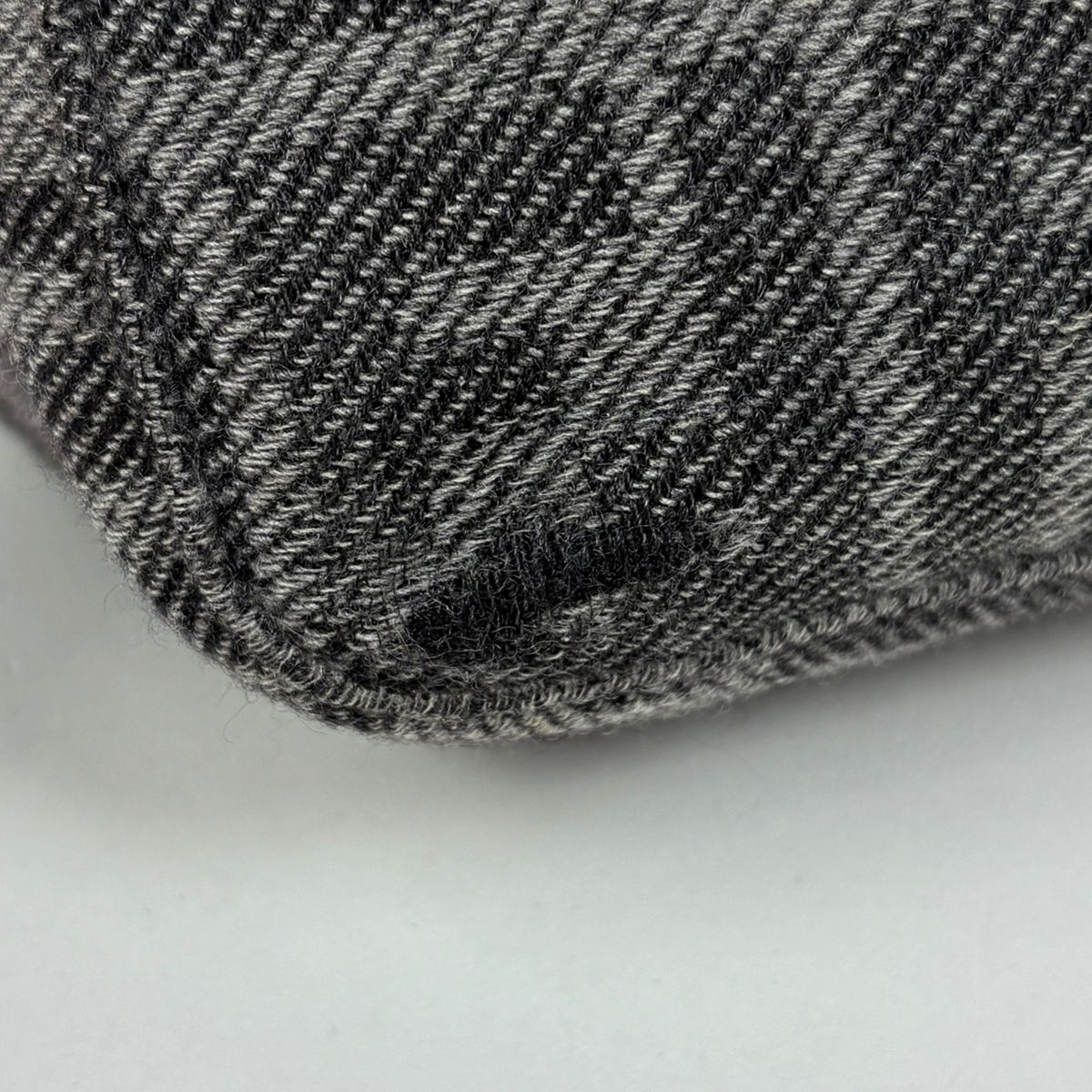 Fendi Shoulder Bag Zucca Pattern Mamma Baguette Fabric Gray — view 3