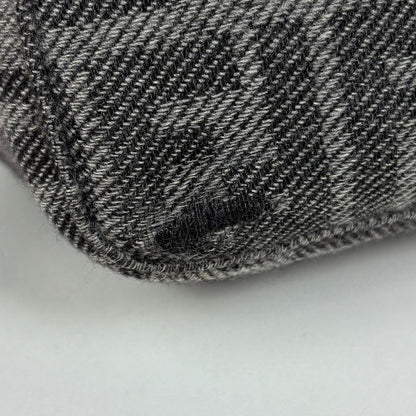 Fendi Shoulder Bag Zucca Pattern Mamma Baguette Fabric Gray — view 3