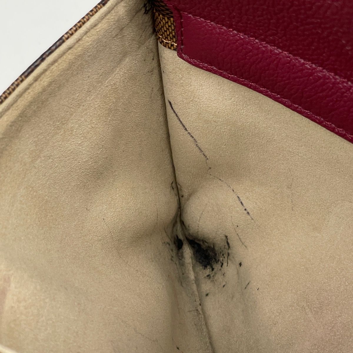 Louis Vuitton Shoulder Bag Clutch Monogram Brown Raisin — view 4