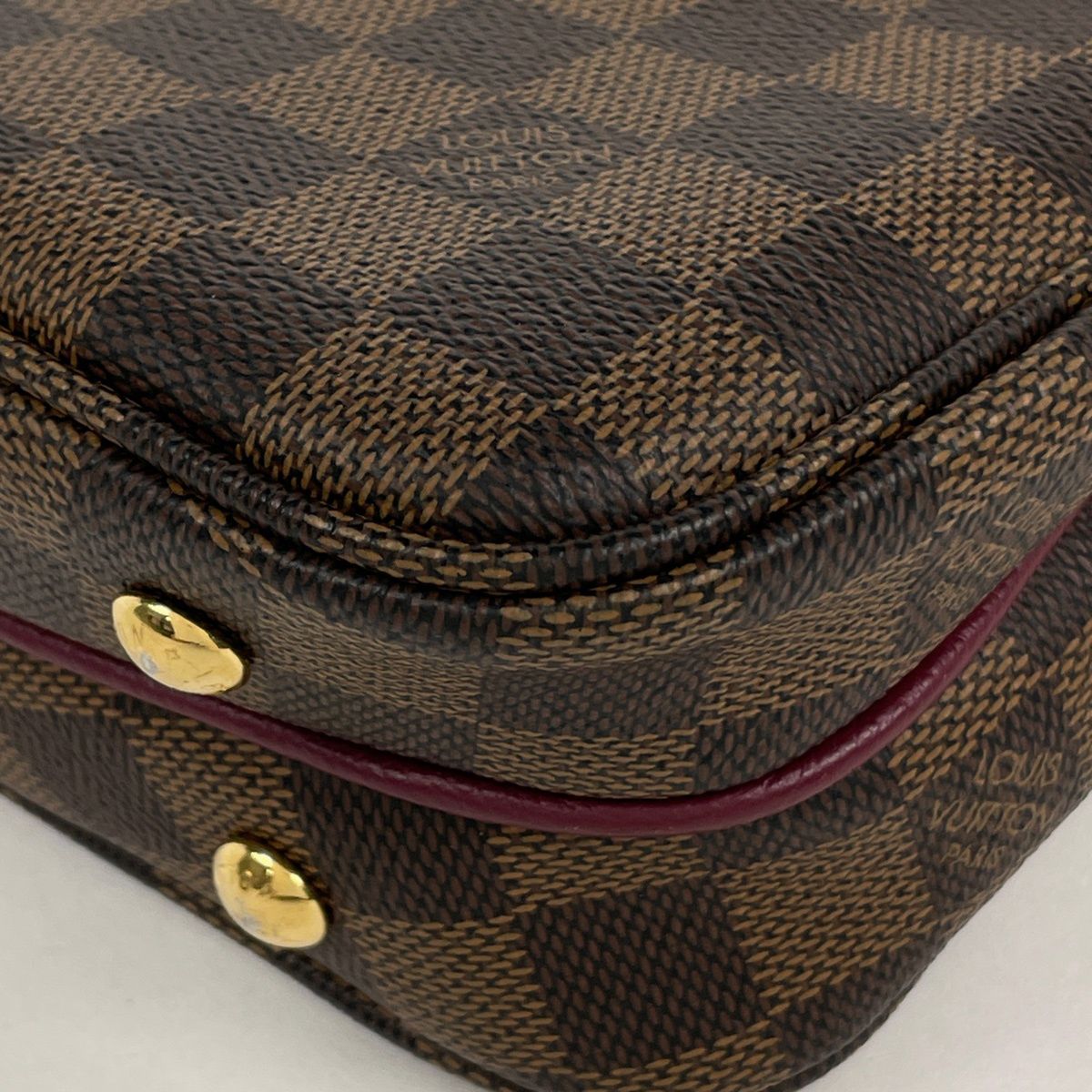 Louis Vuitton Shoulder Bag Clutch Monogram Brown Raisin — view 3