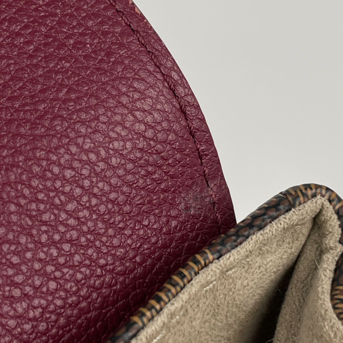 Louis Vuitton Shoulder Bag Clutch Monogram Brown Raisin — view 7