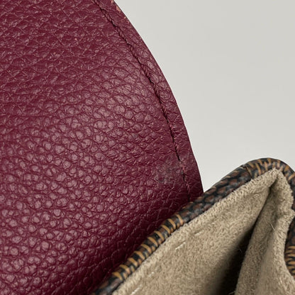 Louis Vuitton Shoulder Bag Clutch Monogram Brown Raisin — view 7