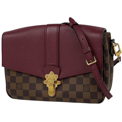 Louis Vuitton Shoulder Bag Clutch Monogram Brown Raisin