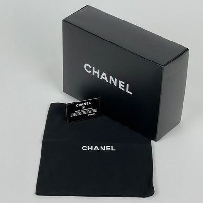 Chanel Shoulder Bag Quilted Double Flap CC Logo Leather Beige — view 8