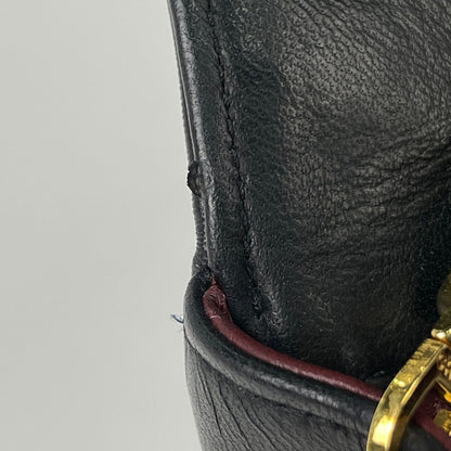 Chanel Shoulder Bag CC Logo Quilted Leather Black — view 7