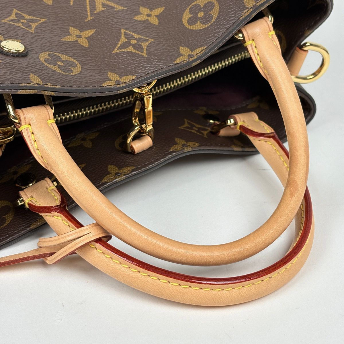 Louis Vuitton Montaigne BB 2-Way Shoulder Bag Monogram Brown — view 7
