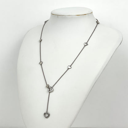 Tiffany & Co Necklace Heart Link Lariat 925 Sterling Silver — view 4