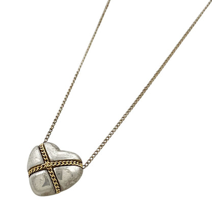 Tiffany & Co Necklace Chain Cross Heart 925 Sterling Silver