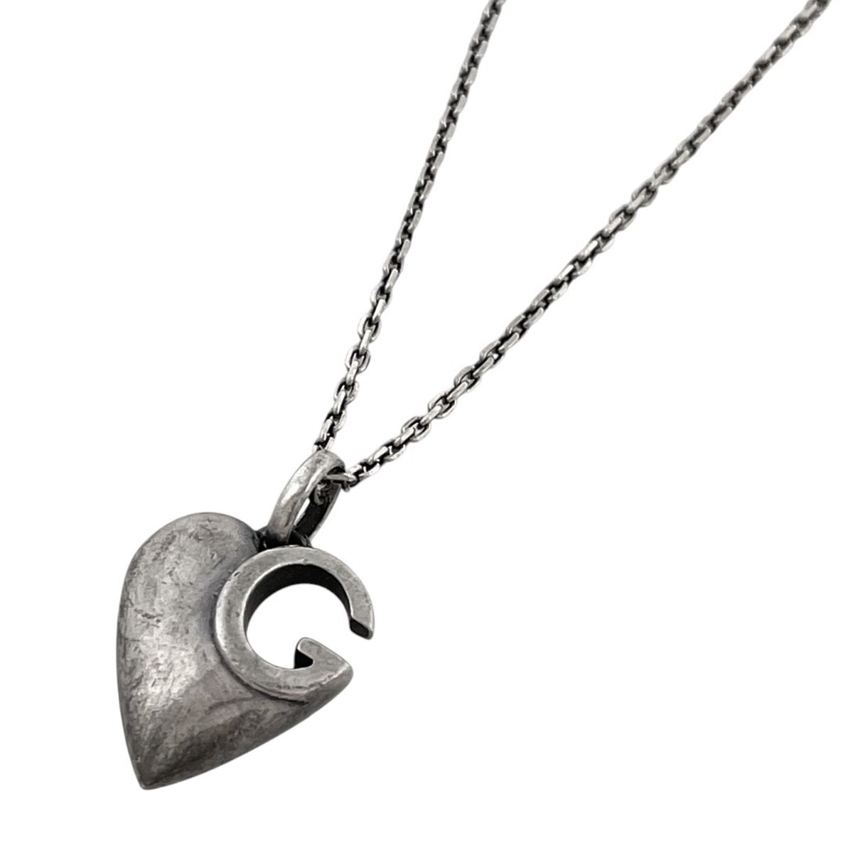 Gucci Necklace Heart Pendant 925 Sterling Silver