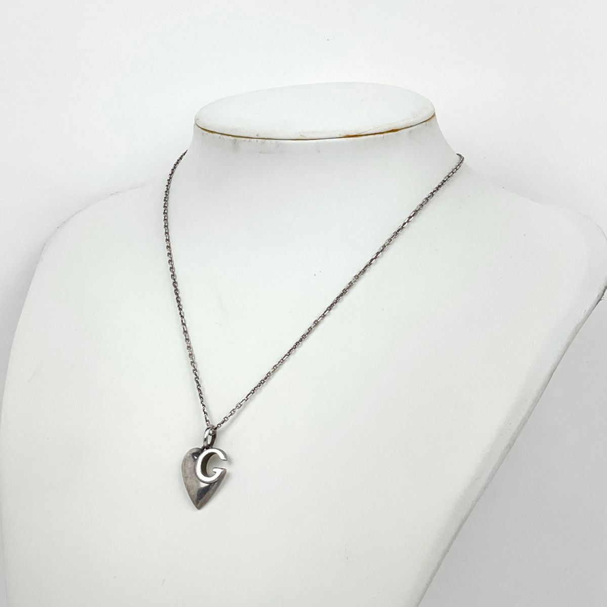 Gucci Necklace Heart Pendant 925 Sterling Silver — view 4