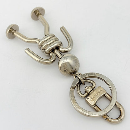 Louis Vuitton Porte Cles Mister Nile Bag Charm Key Ring Metal Silver — view 2